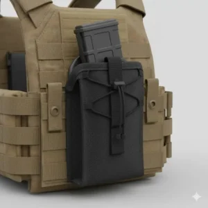 A specialized magazine from the set of plate carrier pouches, designed for quick and easy access to standard AR-15 magazines during tactical operations.