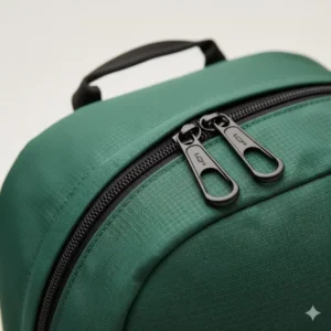 Close-up of the rugged, high-quality fabric of the 10 liter bag for durability.